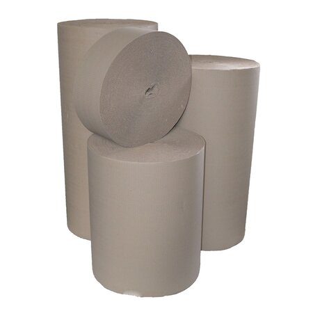 Rouleau de carton ondulé (l)200mm x (l)70m, 80 g/m2