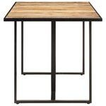 vidaXL Table de salle à manger 200 cm Bois de manguier brut