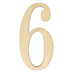 Set 12 Chiffres 10 Cm - Bois