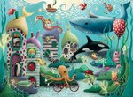 Puzzle 100 pieces xxl - merveilles sous marines