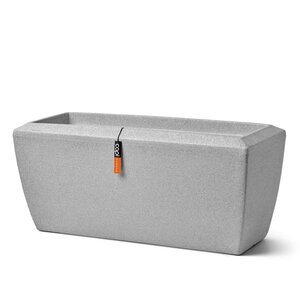 Capi Jardinière rectangulaire Arc Granite 90x35x40 cm Ivoire