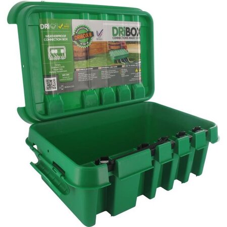 JARDIN PRATIQUE Boitier étanche DRIBOX pour connexions électriques en extérieur - Niveau de protection IP55 - 285 x 150 x 110mm