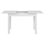 Finori Table à dîner extensible Mora 80B blanc