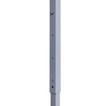 vidaXL Tente de réception pliable professionnelle 2x2 m Acier Bleu