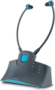 Casque Tv Sans Fil Sérénité Bleu Noir