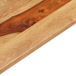 vidaXL Dessus de table Bois solide 15-16 mm 70x70 cm