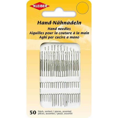 Set de 50 aiguilles à coudre à la main de différentes tailles KLEIBER