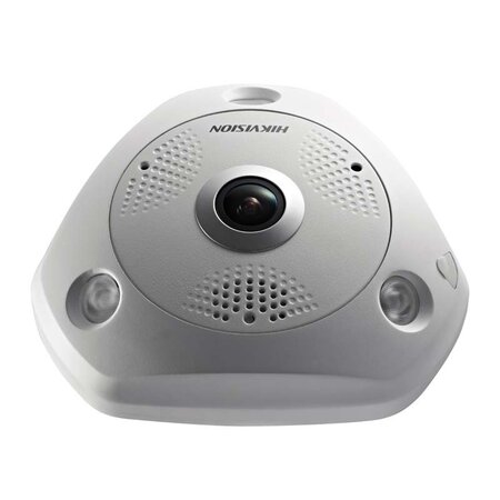 Caméra fisheye 360 6mp h265+ hikvision ds-2cd6365g0e-ivs(1.27mm)(b)