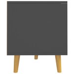 vidaXL Meuble TV Gris 90x40x48 5 cm Aggloméré