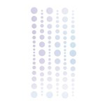 4 planches de stickers holographiques ronds
