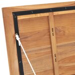 vidaXL Boîte de rangement de jardin 60x50x58 cm Bois de teck solide