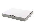 Lot de 300 boîtes postale carton plate 340x250x30. Coloris blanc