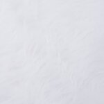 vidaXL Jupe de sapin de Noël Blanc 90 cm Fausse fourrure