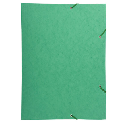 Chemise À Élastique 3 Rabats Carte Lustrée 600gm2 - A3 - X 5 - Exacompta