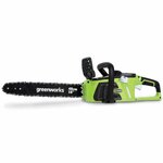 Greenworks tronçonneuse sans batterie 40 v gd40cs40 40 cm 20077