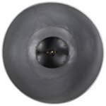 vidaXL Lampe suspendue industrielle 25 W Gris Rond Manguier 42 cm E27
