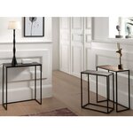 Rousseau Ensemble de tables d'appoint 3 Pièces Triplex Métal Multicolore