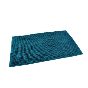 Tapis de bain 45x75 cm microfibre sweety bleu/emeraude