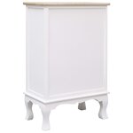 vidaXL Armoire à tiroirs Blanc 50 x 30 x 80 cm Bois