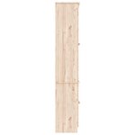 vidaXL Vitrine en verre ALTA 77x35x186 5 cm bois de pin massif
