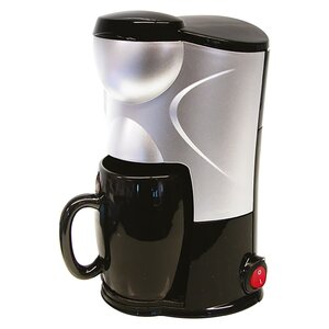 CARPOINT Cafetiere Just 4 you - 170W 12V - Gris et Noir