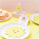 40 serviettes en papier soleil + fleur