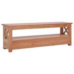 vidaXL Meuble TV 120 x 30 x 40 cm Bois d'acajou massif