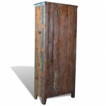 vidaXL Bibliothèque multicolore 5 tiroirs et 2 portes Bois récupéré
