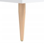 vidaXL Buffet haut Blanc 69 5x34x180 cm Bois d'ingénierie