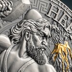 HEPHAESTUS The Great Greek Mythology 3 onces argent monnaie 3000 Francs Cameroon 2023