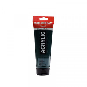 Tube peinture acrylique vert de vessie 250 ml - amsterdam royal talens