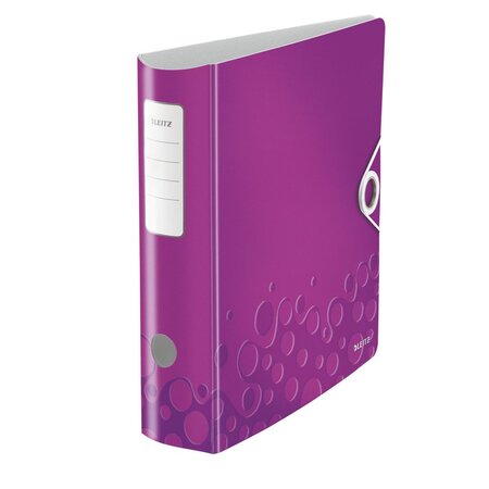 Classeur à levier 180° active wow a4  polypropylène  dos 80 mm capacité 500 feuilles - violet