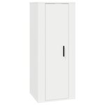 vidaXL Ensemble de meubles TV 4 Pièces Blanc Bois d'ingénierie