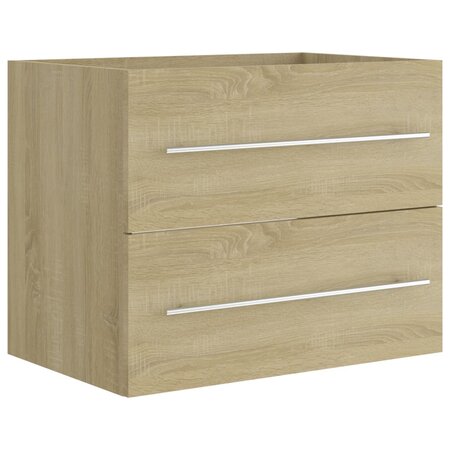 vidaXL Armoire d'évier Chêne sonoma 60x38 5x48 cm Aggloméré