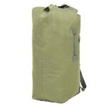 vidaXL Sac de sport style militaire 85 L Vert olive