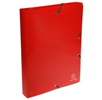 Boite De Classement Exabox Dos 40mm Polypropylène Crystal Colours - A4 - Couleurs Assorties - X 8 - Exacompta