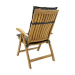 Madison Coussin de chaise à haut dossier Clea 123x50 cm gris