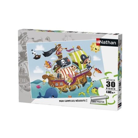 Puzzle 30 pieces - les petits pirates