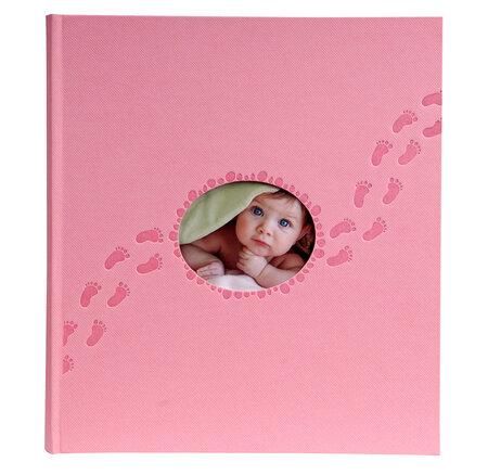 Album photos livre 60 pages Piloo 29x32cm Rose EXACOMPTA