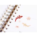 45 Autocollants Poissons Koï - fleurs - effet gel
