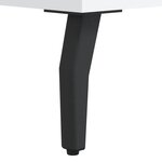 vidaXL Table de chevet blanc 40x35x47 5 cm bois d’ingénierie