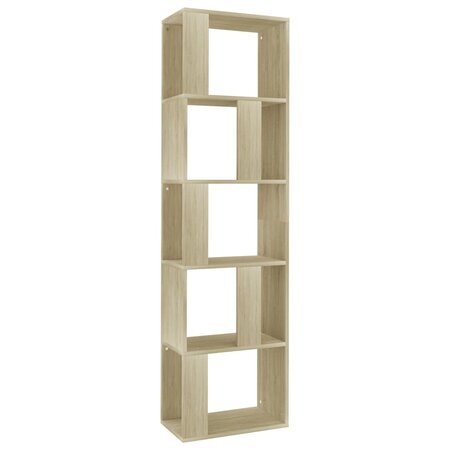 vidaXL Bibliothèque/Séparateur de pièce Chêne sonoma 45x24x159 cm