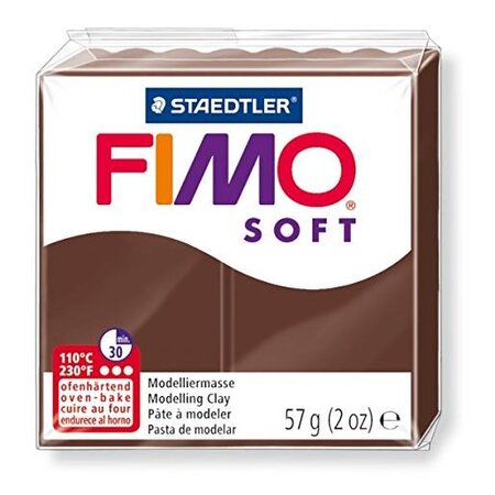 Pâte Fimo 57 g Soft Marron Fimo Chocolat 8020.75