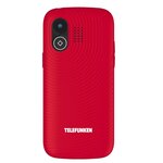 Téléphone mobile portable senior s520 rouge telefunken 2g