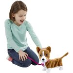 Lizzie le Corgi - Peluche a fonction - un chien qui marche et aboie -GOLIATH