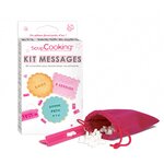 Kit messages pour biscuit à tamponner
