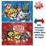 Pat patrouille boîte de 2 puzzles lenticulaires