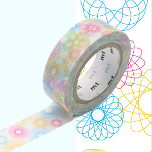 Masking Tape MT EX ellipses - spirograph