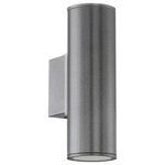 Eglo lampe murale à led d'extérieur riga gris foncé 94103