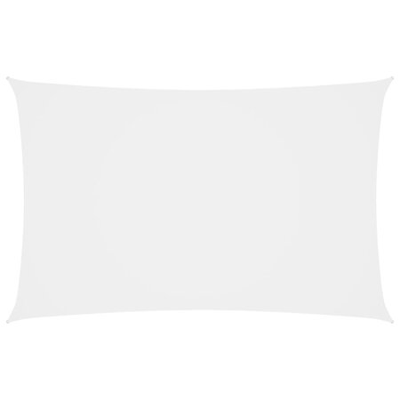 vidaXL Voile de parasol Tissu Oxford rectangulaire 2x5 m Blanc